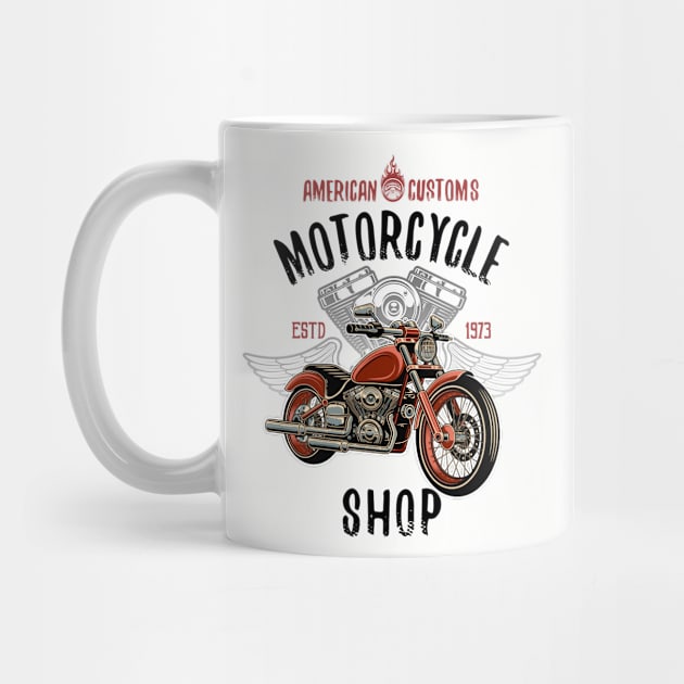 American Customs Moto Shop by spicoli13